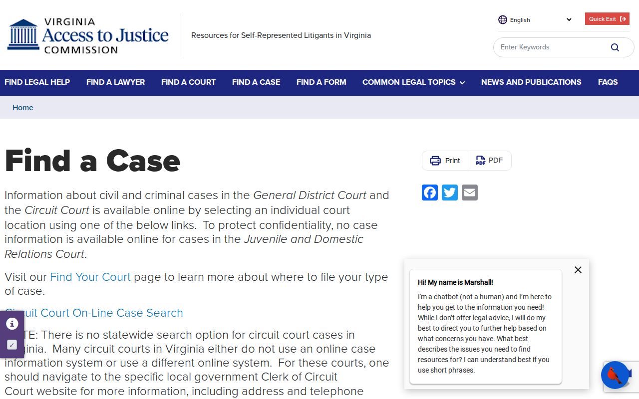 Grayson County warrant lookup routed through Virginia's local court and clerk search options